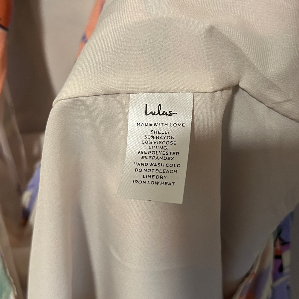 Lulu's Multi Floral Tie Back Midi Dress - Picture 8 of 12